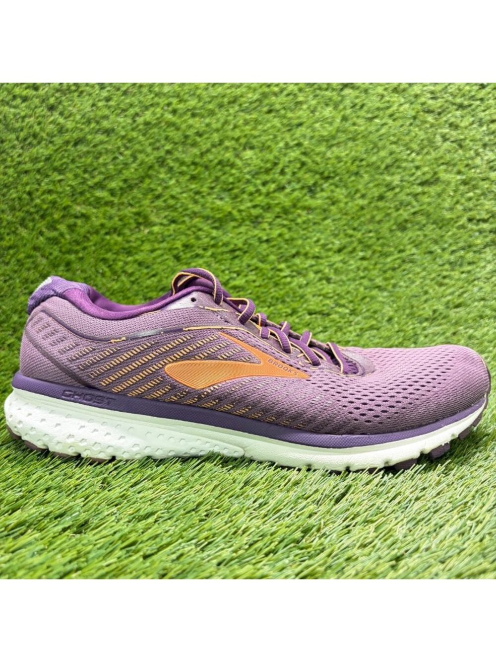 Brooks Ghost 12 Womens Size 11.5 Purple Athletic Running Walking Shoes Sneakers
